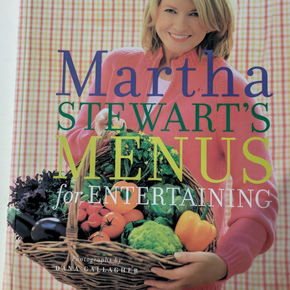 Martha Stewart's Menus for Entertaining Book